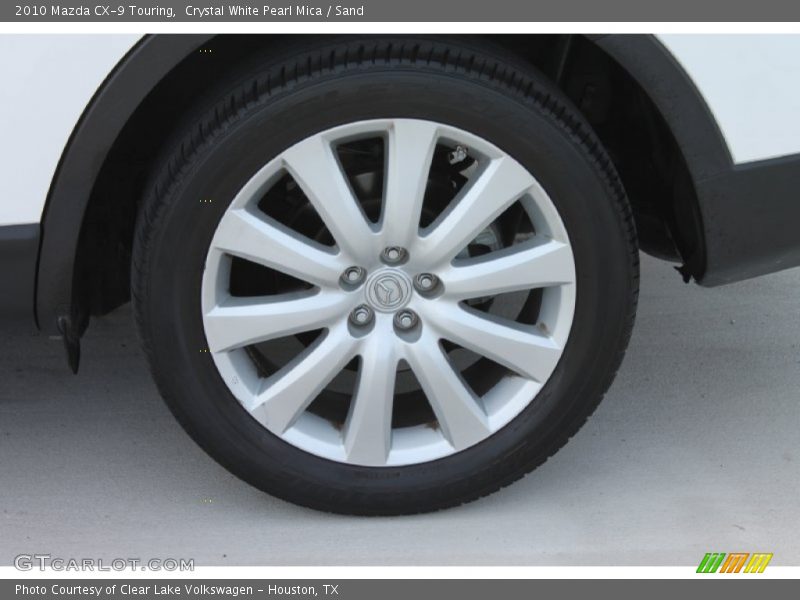 Crystal White Pearl Mica / Sand 2010 Mazda CX-9 Touring
