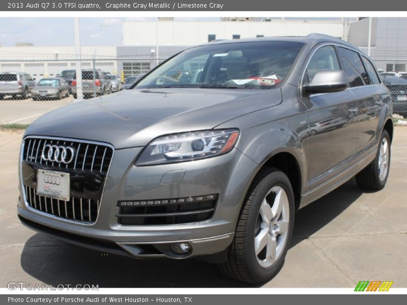 Graphite Gray Metallic / Limestone Gray 2013 Audi Q7 3.0 TFSI quattro