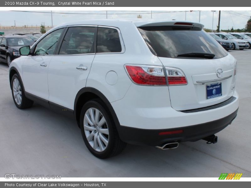 Crystal White Pearl Mica / Sand 2010 Mazda CX-9 Touring