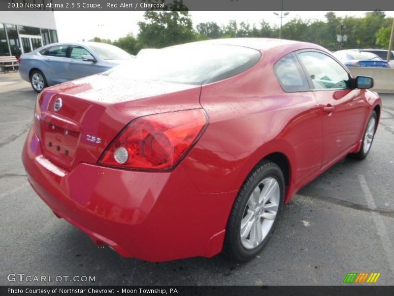 Red Alert / Charcoal 2010 Nissan Altima 2.5 S Coupe