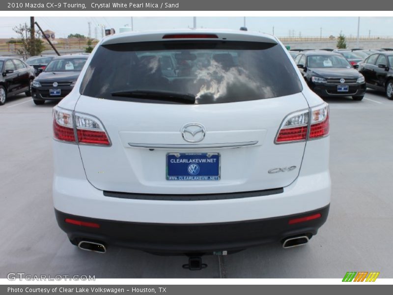 Crystal White Pearl Mica / Sand 2010 Mazda CX-9 Touring