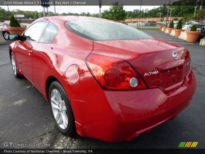 Red Alert / Charcoal 2010 Nissan Altima 2.5 S Coupe