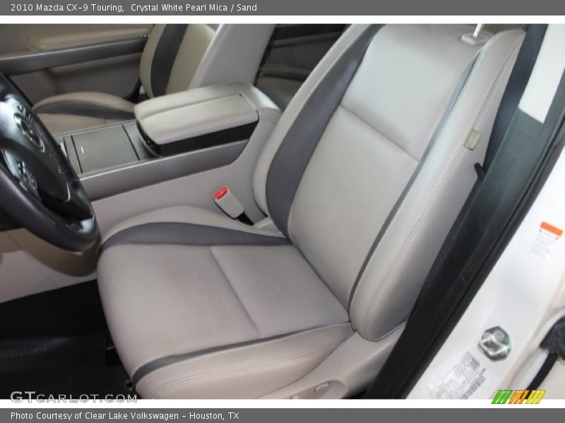 Crystal White Pearl Mica / Sand 2010 Mazda CX-9 Touring