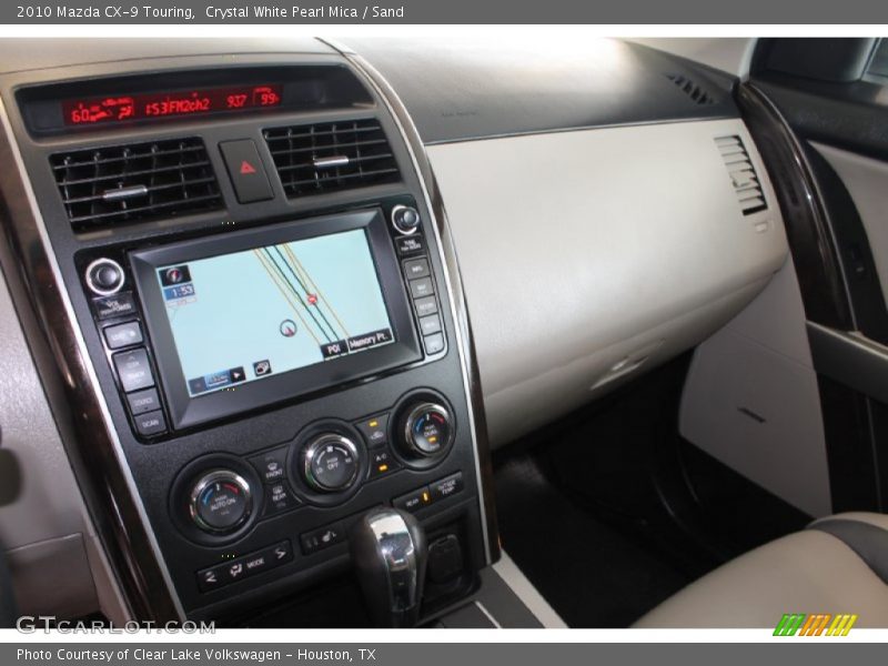Crystal White Pearl Mica / Sand 2010 Mazda CX-9 Touring