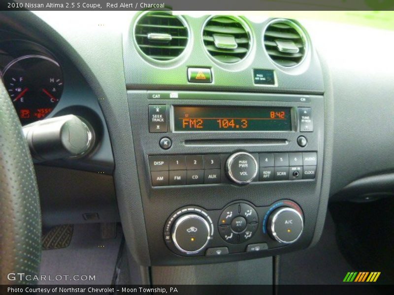 Red Alert / Charcoal 2010 Nissan Altima 2.5 S Coupe