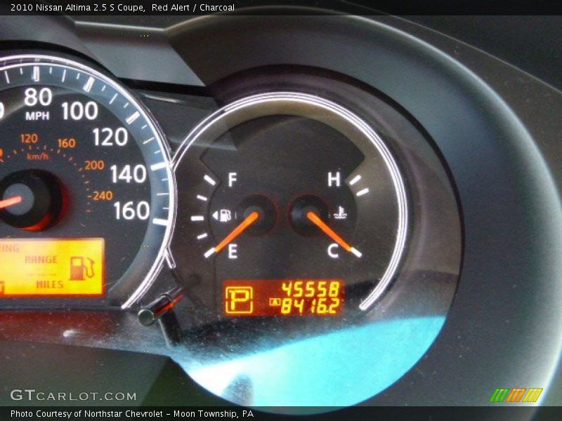 Red Alert / Charcoal 2010 Nissan Altima 2.5 S Coupe