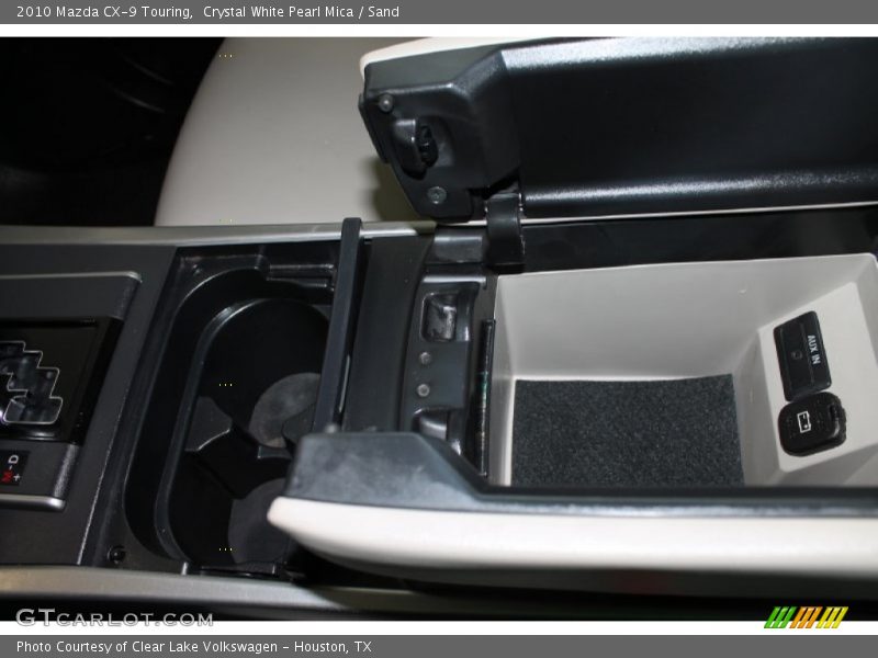 Crystal White Pearl Mica / Sand 2010 Mazda CX-9 Touring