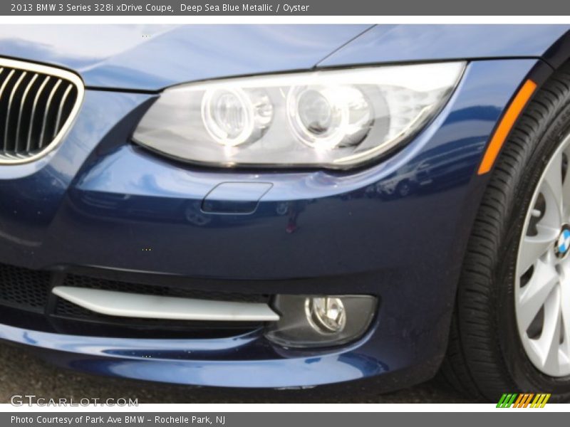 Deep Sea Blue Metallic / Oyster 2013 BMW 3 Series 328i xDrive Coupe