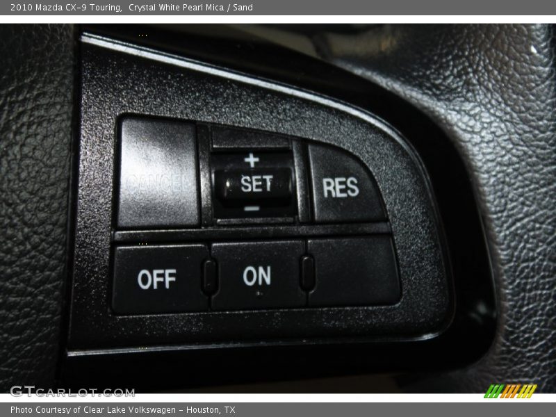 Crystal White Pearl Mica / Sand 2010 Mazda CX-9 Touring