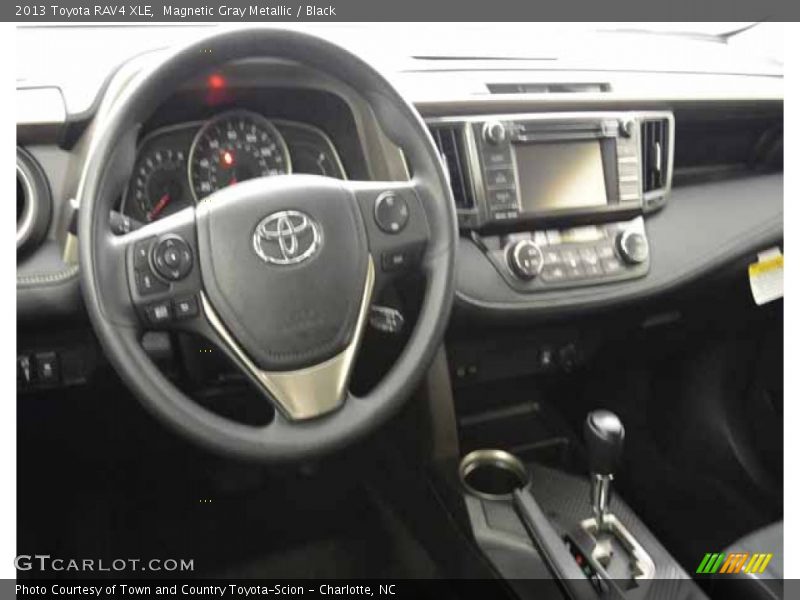Magnetic Gray Metallic / Black 2013 Toyota RAV4 XLE