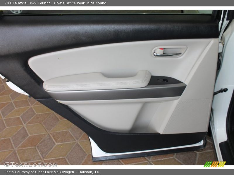 Crystal White Pearl Mica / Sand 2010 Mazda CX-9 Touring