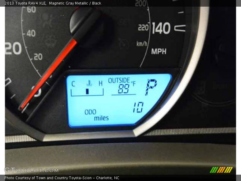 Magnetic Gray Metallic / Black 2013 Toyota RAV4 XLE