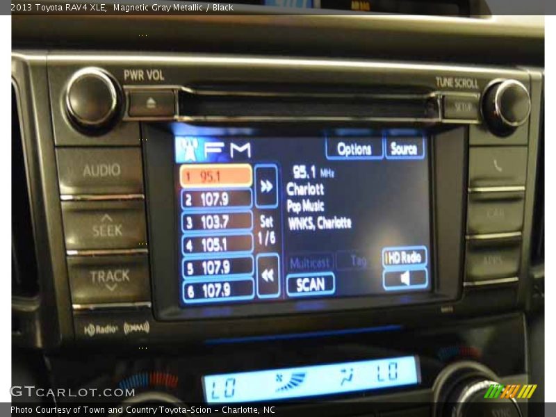 Magnetic Gray Metallic / Black 2013 Toyota RAV4 XLE