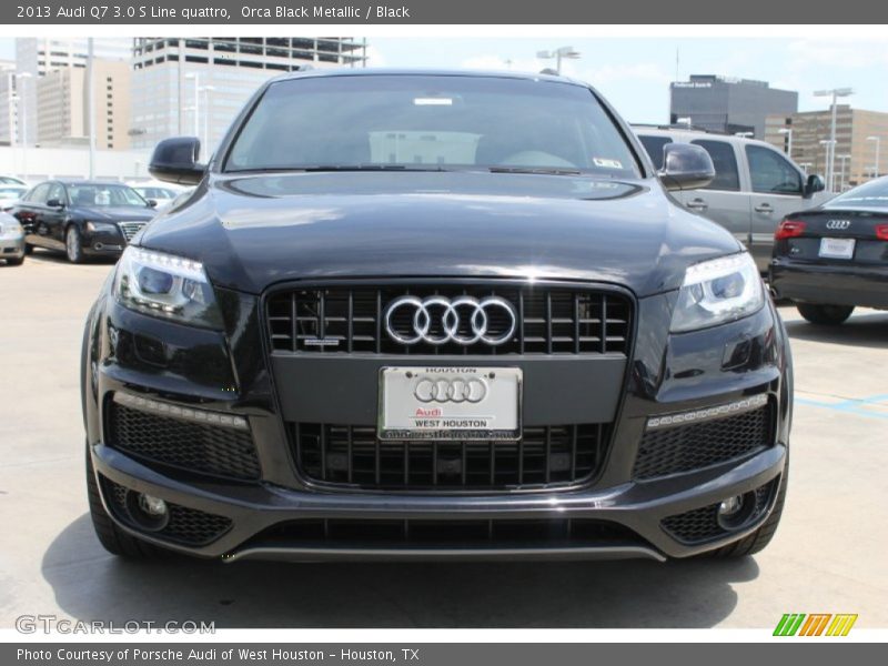 Orca Black Metallic / Black 2013 Audi Q7 3.0 S Line quattro