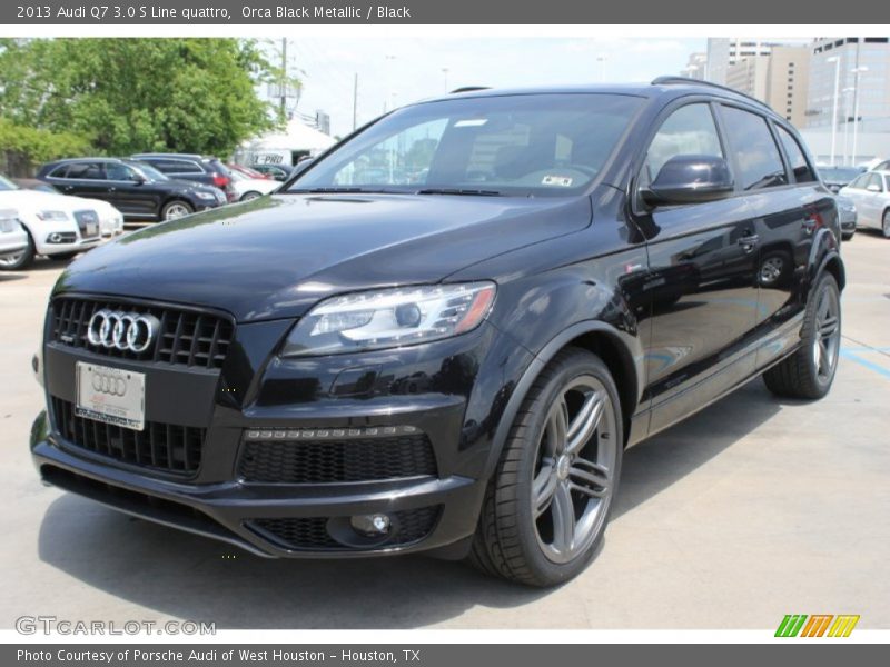 Orca Black Metallic / Black 2013 Audi Q7 3.0 S Line quattro