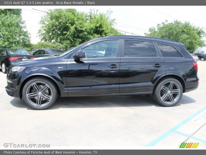 Orca Black Metallic / Black 2013 Audi Q7 3.0 S Line quattro