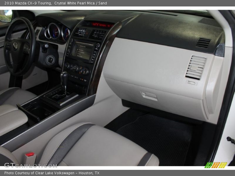 Crystal White Pearl Mica / Sand 2010 Mazda CX-9 Touring