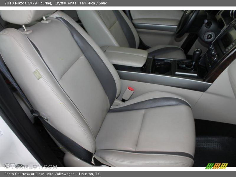 Crystal White Pearl Mica / Sand 2010 Mazda CX-9 Touring