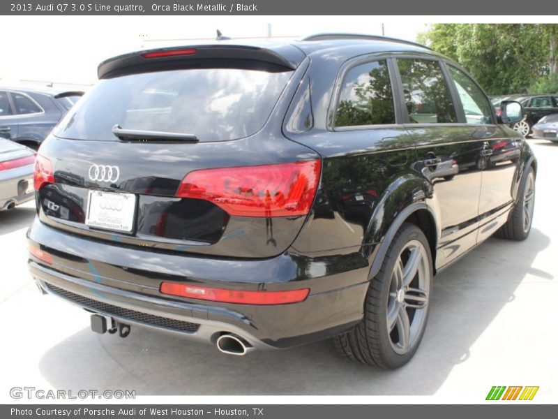 Orca Black Metallic / Black 2013 Audi Q7 3.0 S Line quattro