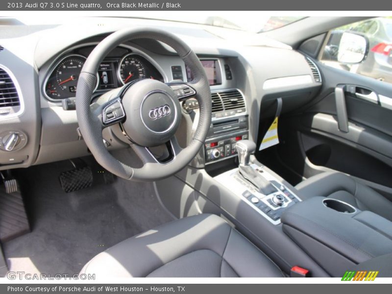 Orca Black Metallic / Black 2013 Audi Q7 3.0 S Line quattro