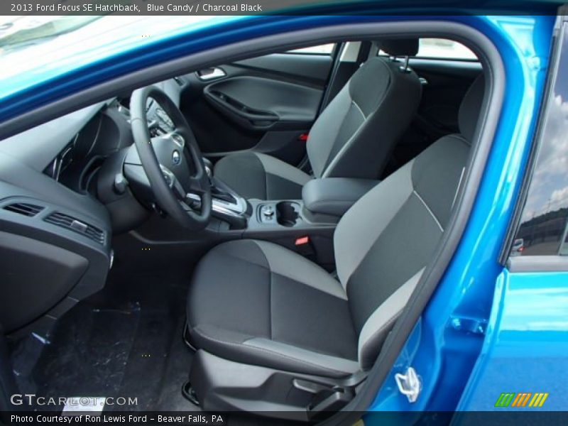 Blue Candy / Charcoal Black 2013 Ford Focus SE Hatchback