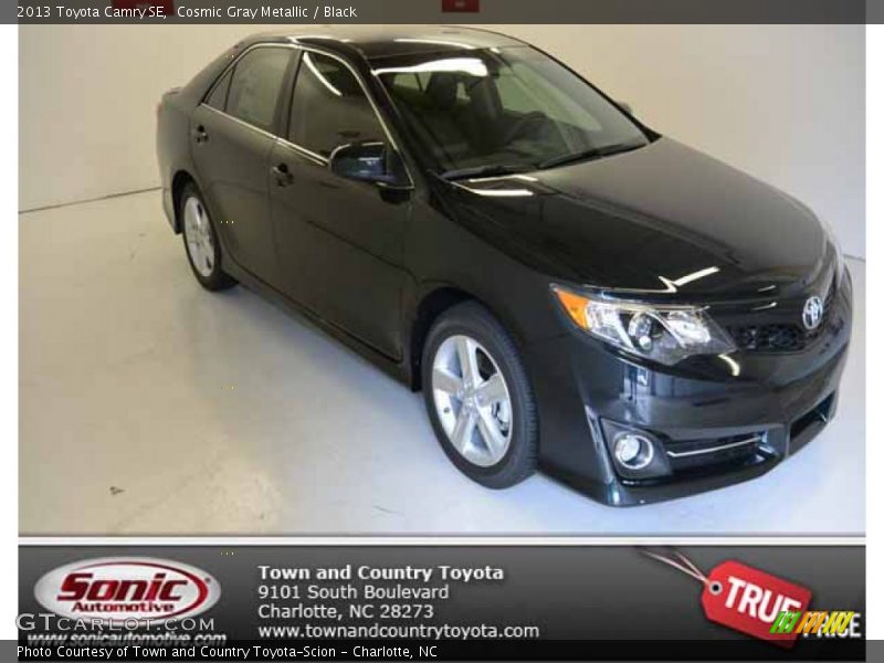 Cosmic Gray Metallic / Black 2013 Toyota Camry SE