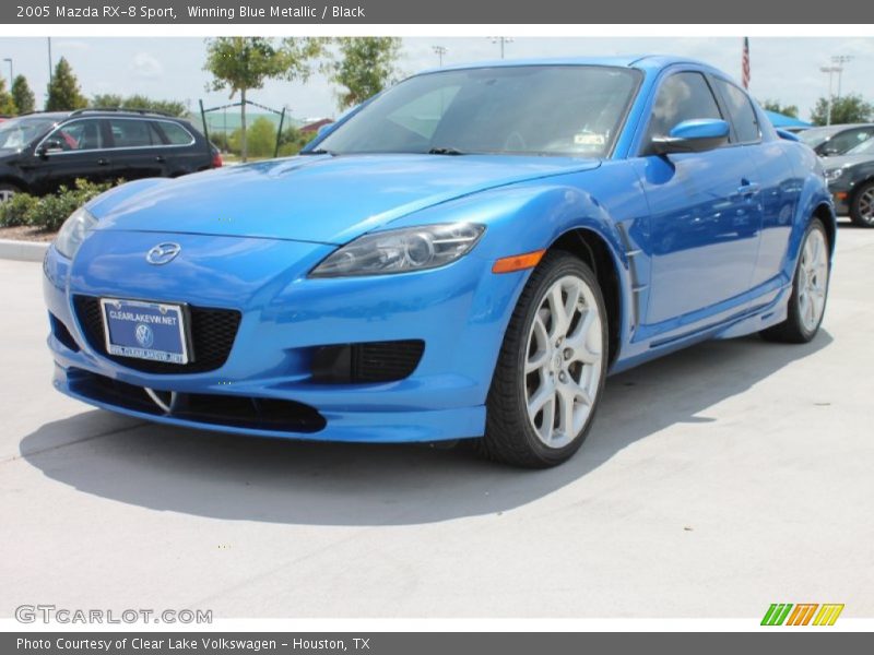 Winning Blue Metallic / Black 2005 Mazda RX-8 Sport