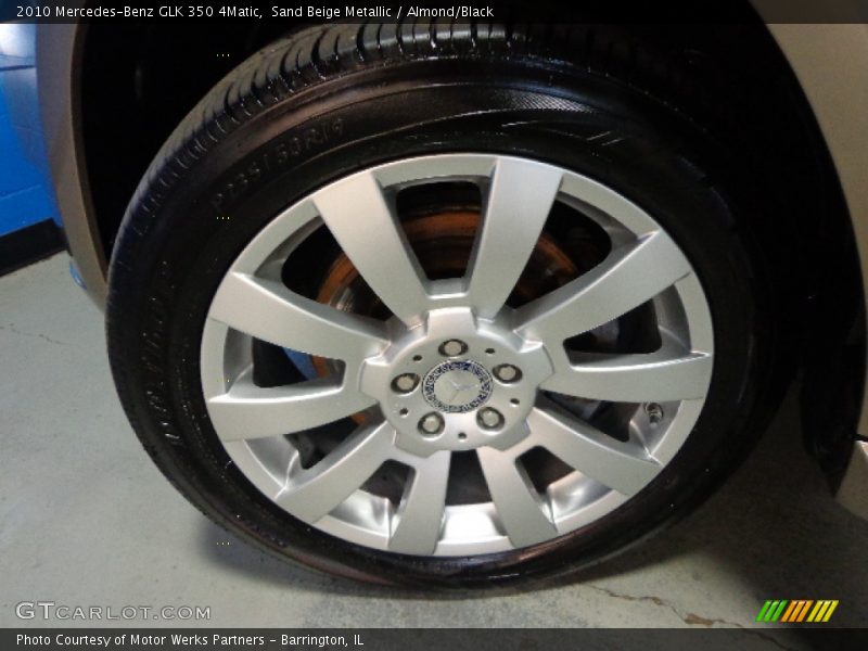 Sand Beige Metallic / Almond/Black 2010 Mercedes-Benz GLK 350 4Matic