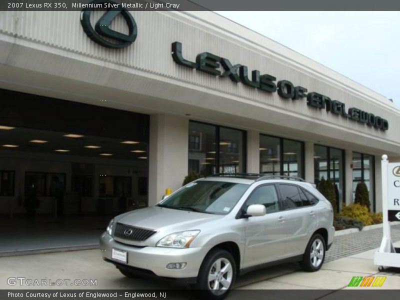 Millennium Silver Metallic / Light Gray 2007 Lexus RX 350