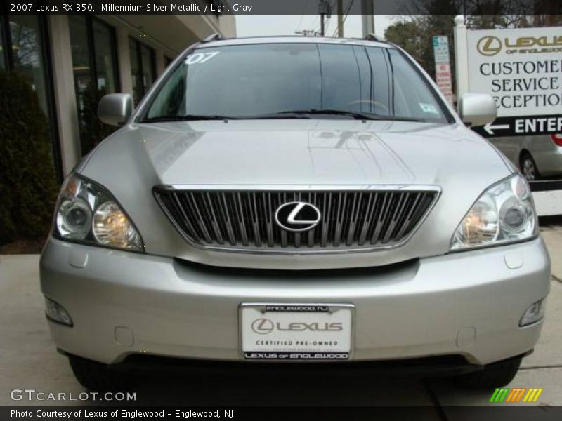 Millennium Silver Metallic / Light Gray 2007 Lexus RX 350