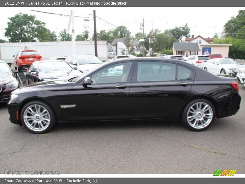  2012 7 Series 750Li Sedan Ruby Black Metallic