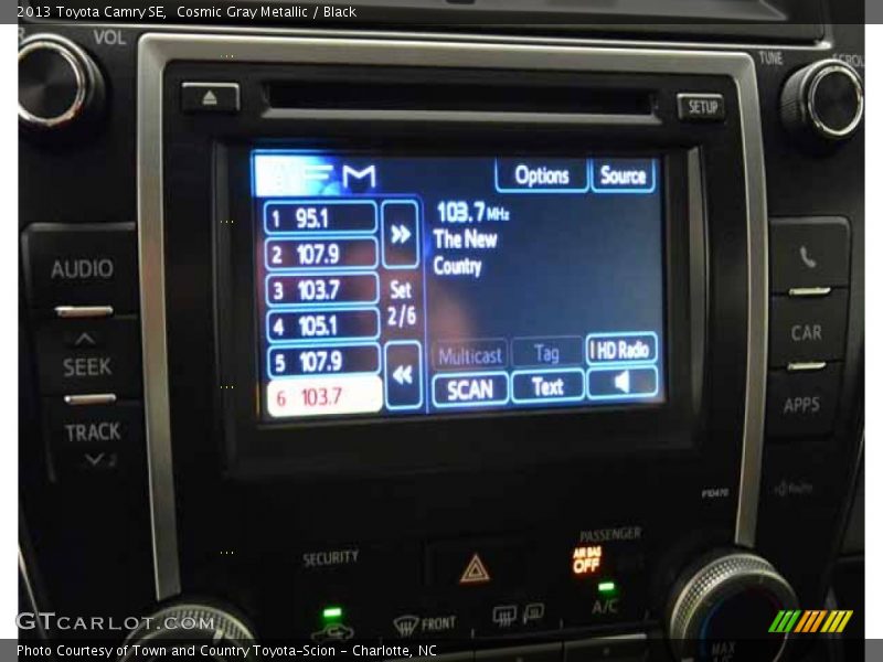 Cosmic Gray Metallic / Black 2013 Toyota Camry SE