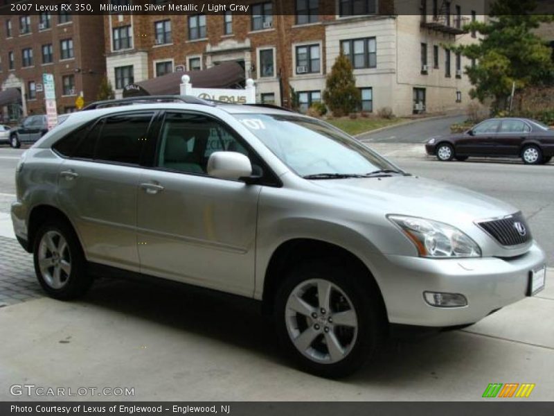 Millennium Silver Metallic / Light Gray 2007 Lexus RX 350