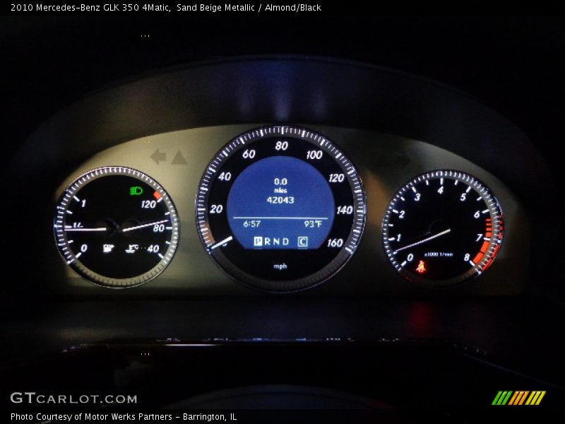Sand Beige Metallic / Almond/Black 2010 Mercedes-Benz GLK 350 4Matic
