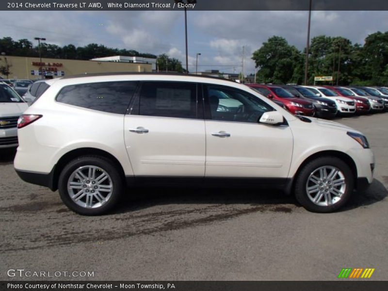  2014 Traverse LT AWD White Diamond Tricoat