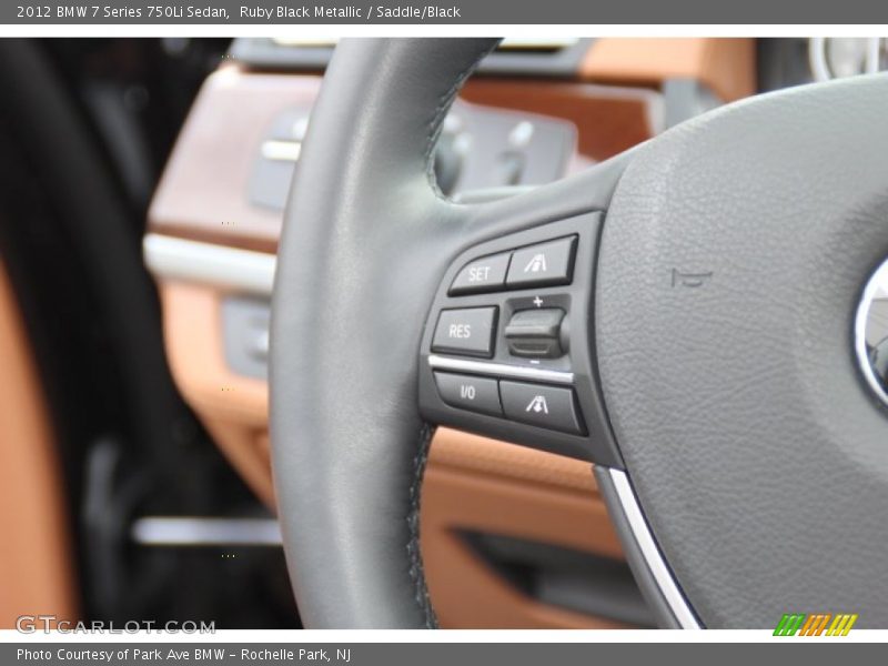 Controls of 2012 7 Series 750Li Sedan