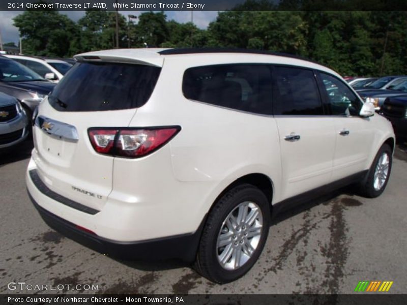  2014 Traverse LT AWD White Diamond Tricoat