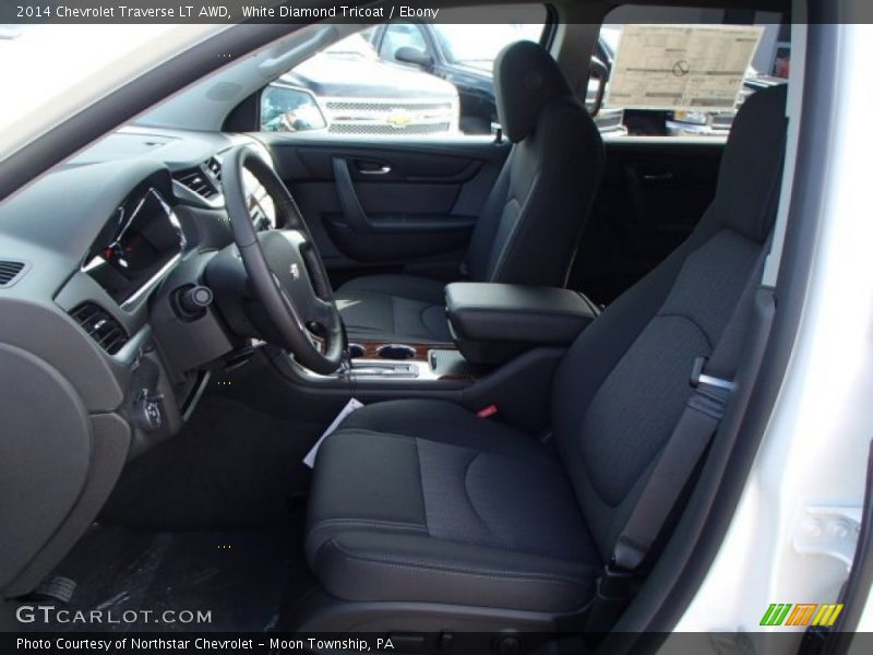 Front Seat of 2014 Traverse LT AWD