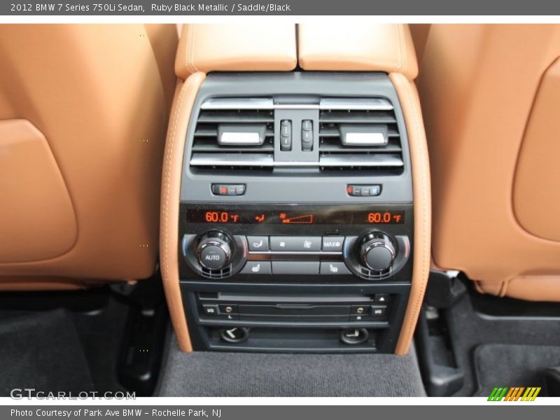 Controls of 2012 7 Series 750Li Sedan