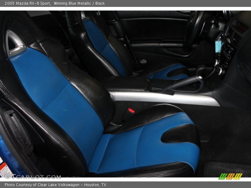 Winning Blue Metallic / Black 2005 Mazda RX-8 Sport