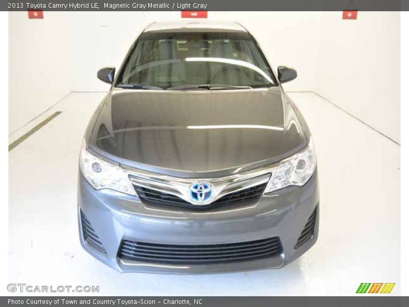 Magnetic Gray Metallic / Light Gray 2013 Toyota Camry Hybrid LE