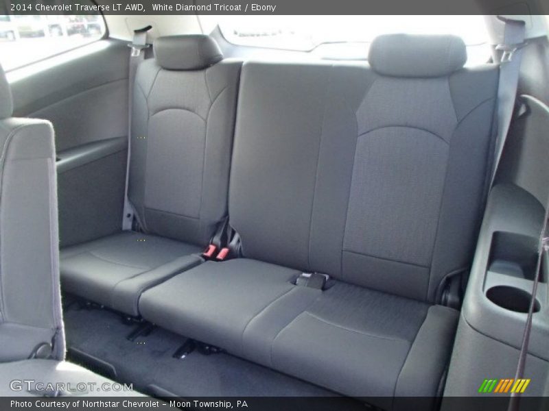 Rear Seat of 2014 Traverse LT AWD