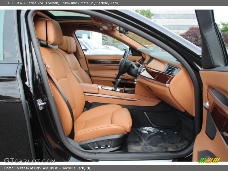 Front Seat of 2012 7 Series 750Li Sedan