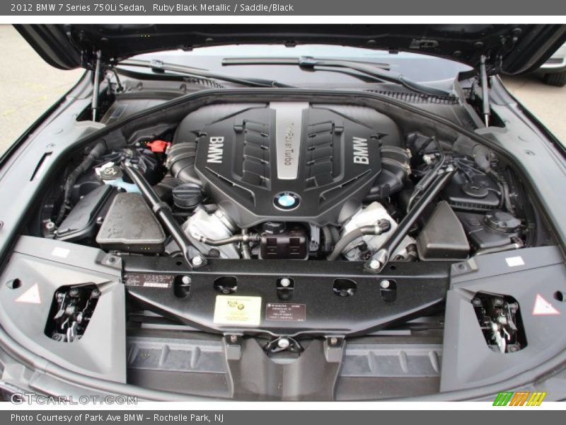  2012 7 Series 750Li Sedan Engine - 4.4 Liter DI TwinPower Turbo DOHC 32-Valve VVT V8