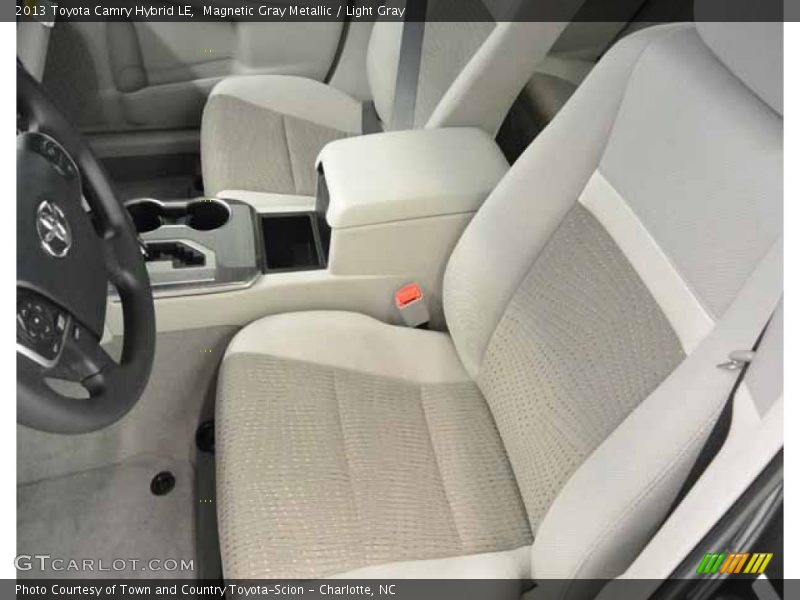 Magnetic Gray Metallic / Light Gray 2013 Toyota Camry Hybrid LE