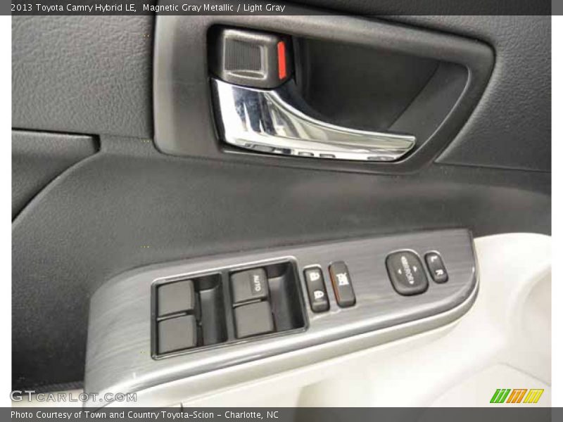 Magnetic Gray Metallic / Light Gray 2013 Toyota Camry Hybrid LE
