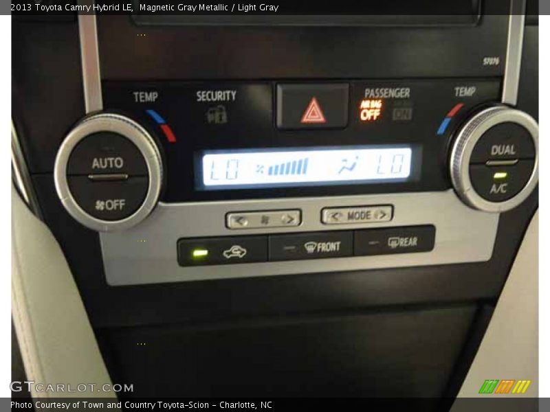 Magnetic Gray Metallic / Light Gray 2013 Toyota Camry Hybrid LE