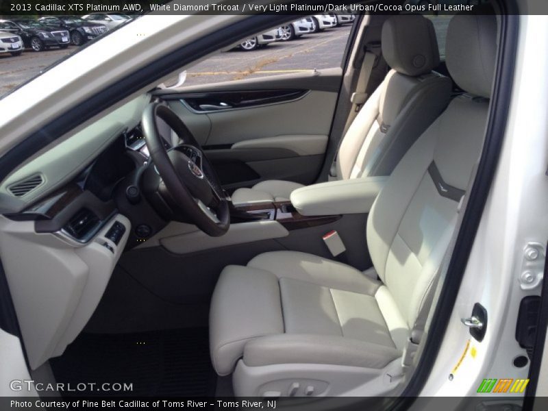 Front Seat of 2013 XTS Platinum AWD