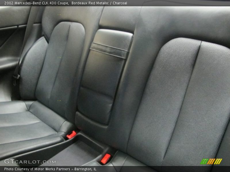 Bordeaux Red Metallic / Charcoal 2002 Mercedes-Benz CLK 430 Coupe