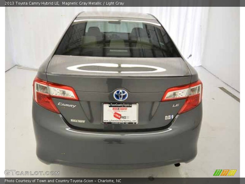 Magnetic Gray Metallic / Light Gray 2013 Toyota Camry Hybrid LE